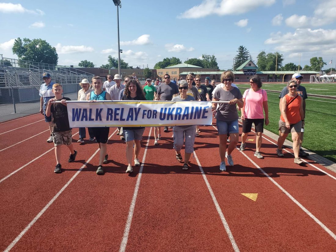 Paper Walk Relay Walk Relay for Ukraine | News, Sports, Jobs - Salem News